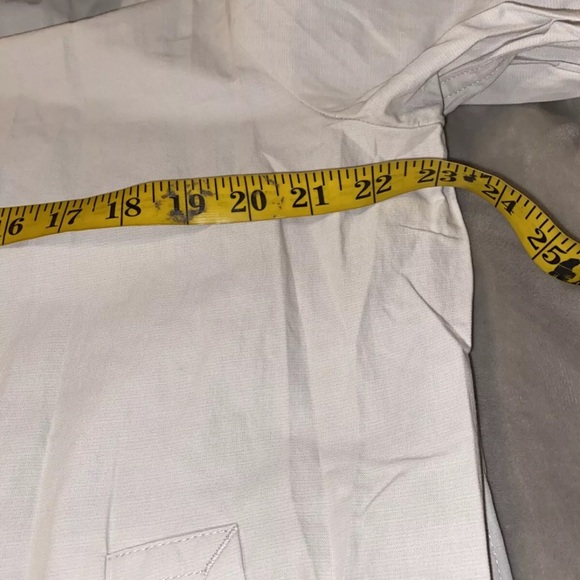 EILEEN FISHER BONE ORGANIC COTTON STEEL ZIP COAT Sz L NWT $328 - Picture 6 of 9